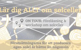 Inbjudan till föreläsning om solceller
