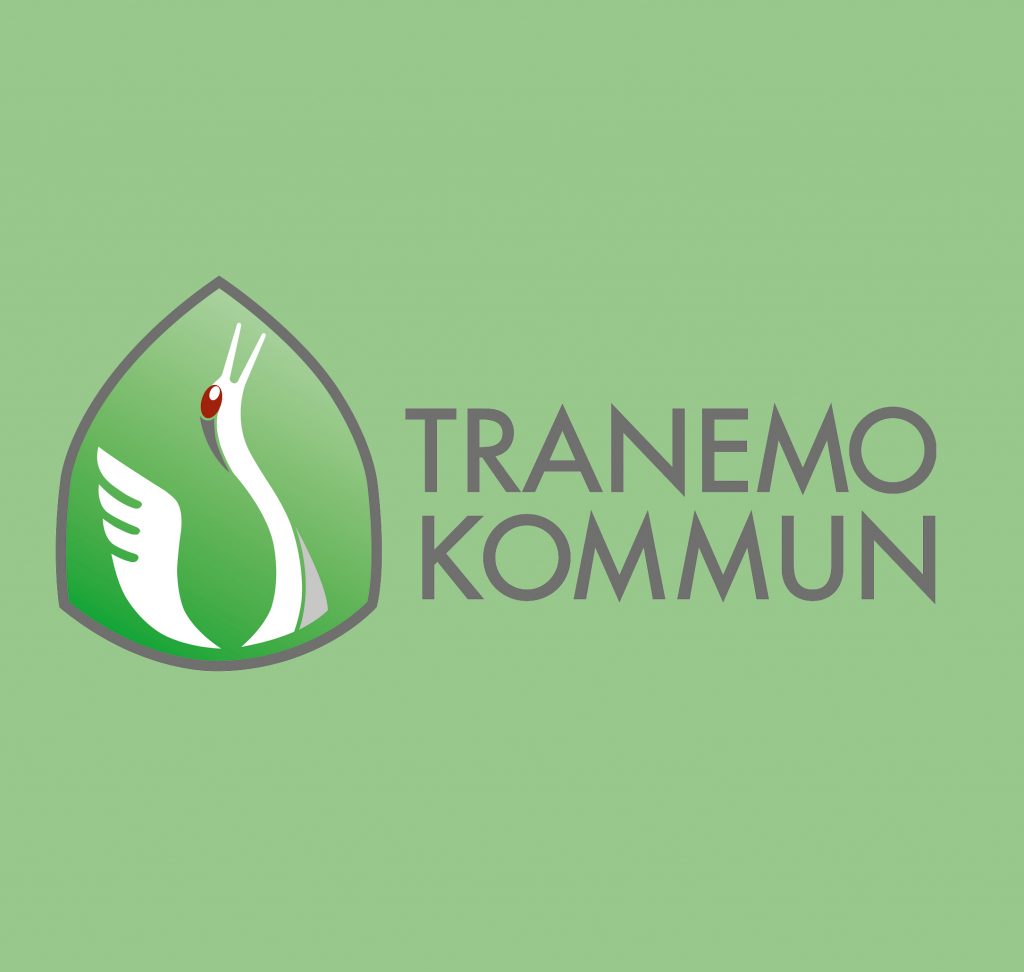 Tranemo kommuns logga på grön bakgrund